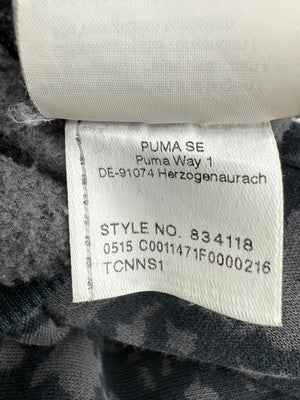 Puma Ess+ Camo Navy Zip Hoodie Men's M Regular Fit Cotton Blend