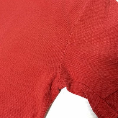 Chemise Lacoste Red 2 Button Polo Shirt Crocodile Logo Men's Size XL