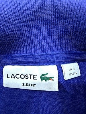 Lacoste PH793 Navy Slim Fit XS Short Sleeve Polo Shirt Cotton