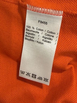 Lacoste Polo Shirt Size Us 4Xl Men`S Regular Fit Orange - Great Condition