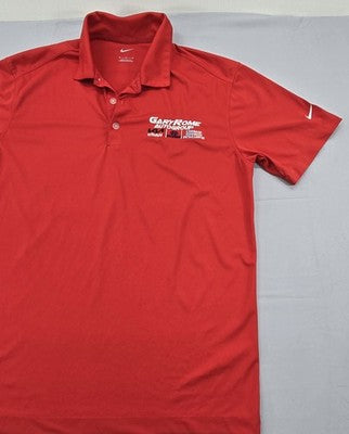 Nike Red XL Golf Polo Dri-FIT Short Sleeve Men's