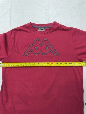 Kappa Men's XXL Red Short Sleeve Cotton T-Shirt Crewneck