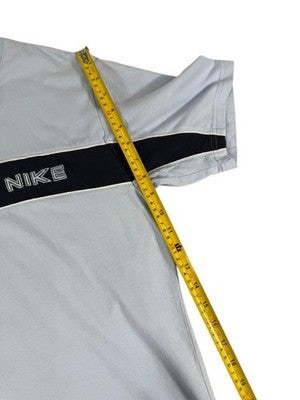 Nike SB Grey Stripe Crewneck Short Sleeve Cotton T-Shirt M