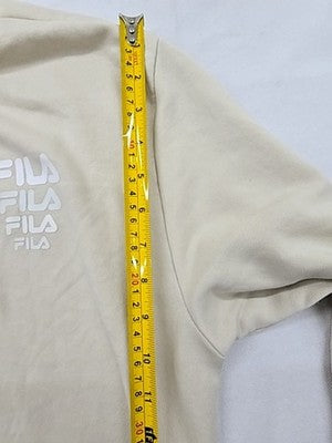 Fila Grey Heather Crewneck Sweatshirt Men's M Fleece Tennis Logo