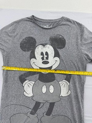 Disneyland Paris Mickey Mouse Grey T-Shirt M Cotton