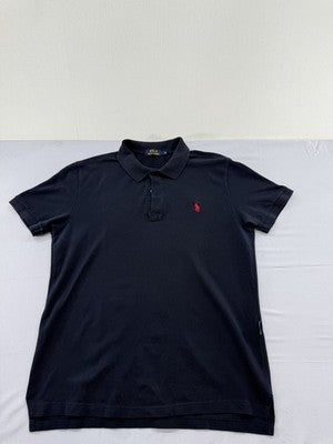 Polo Ralph Lauren Men's Navy Short Sleeve Cotton Polo Shirt