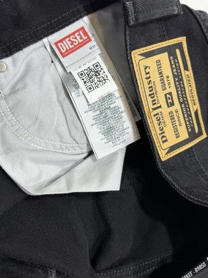 BNWT Diesel Jeans Men's Markee Straight Fit Black Size 33/32 Rpr $190