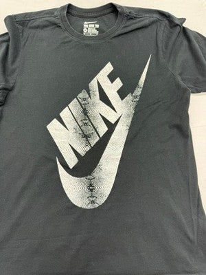 Nike Men's Black Athletic Cut Cotton Crewneck Short Sleeve T-Shirt M
