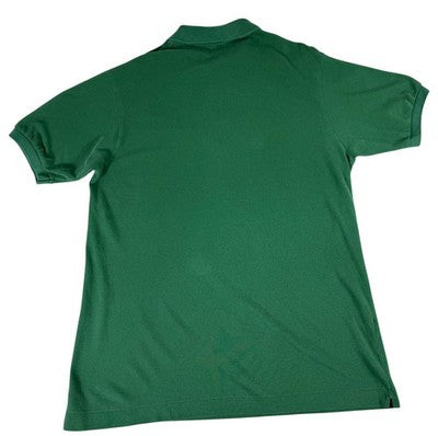 Lacoste Men's Green Polo Shirt – Size 4, Short Sleeve, Cotton