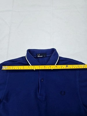 Fred Perry M3600 Navy Polo Shirt XS Short Sleeve Cotton