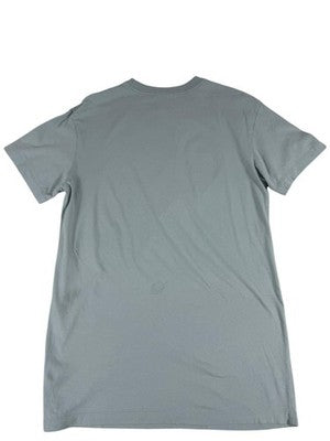 Nike Women's S Gray Athletic T-Shirt Swoosh Graphic Print