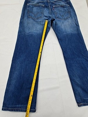 Levi's 505 Men's 32x30 Med Blue Straight Jeans 100% Cotton