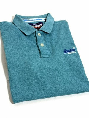 Superdry Pique Polo Men's Premium In Spearmint Grift Size XL