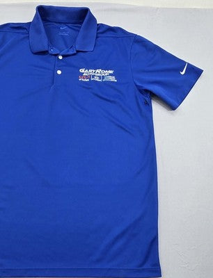 Nike Men's Blue Dri-FIT Golf Polo Short Sleeve Moisture Wicking