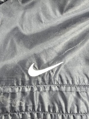 Nike Men's Black Track Jacket Large Full Zip Polyester