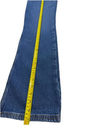 Zara Wide Leg Women Jeans Button Fly High Rise Front Pockets