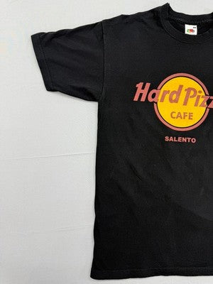 Hard Rock Cafe Men's Black S Short Sleeve Cotton T-Shirt Rock Logo