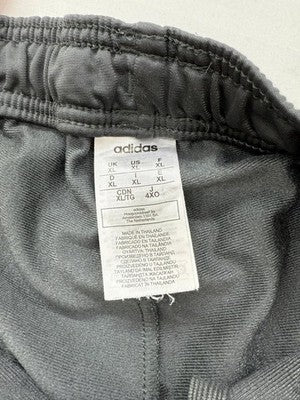 Adidas Grey Track Pants Men's XL Regular Fit Drawstring