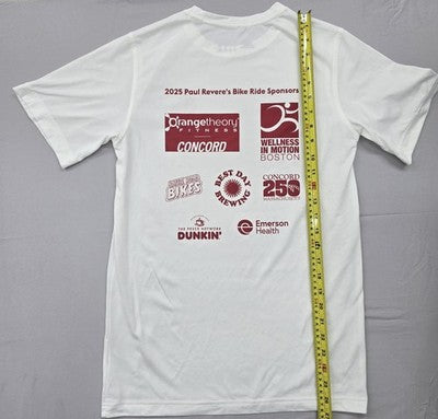 New Balance Paul Revere's Ride White T-Shirt Men's S Short Sleeve