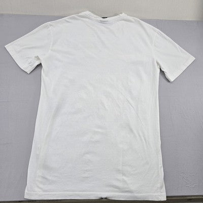 Unisex Jungle Graphic Tee White Cotton Short Sleeve Crewneck Regular