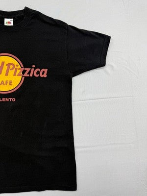 Hard Rock Cafe Men's Black S Short Sleeve Cotton T-Shirt Rock Logo