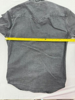 Levi's Men's Black Denim Long Sleeve Western Shirt S