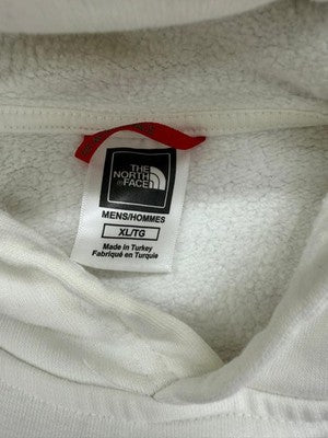 The North Face Men's White Cotton Pullover Hoodie XL Regular Long Sleeve