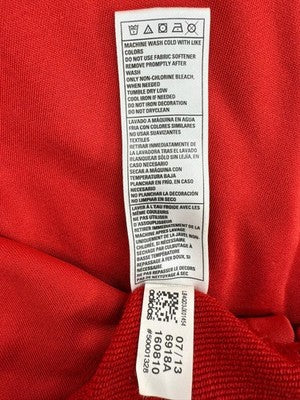 Adidas Men's Power Red Climalite Track Jacket M Full Zip