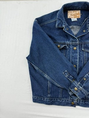 Levi's Blue Denim Trucker Jacket - Men's M - USA Made - Button Front
