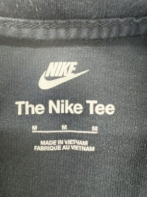 Nike The Nike Tee Black M Men's Short Sleeve Cotton Crewneck Swoosh