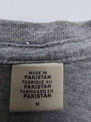 Levi's Men Heather Gray V-Neck T-Shirt Size M Regular Cotton Jersey