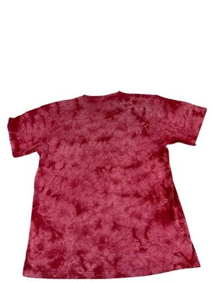 Vintage Rock Nature Sugar Skull Tie-Dye Red T-Shirt XL