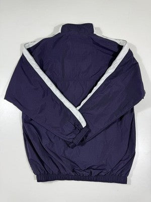 Puma Men�S Xxl Purple Track Jacket Nylon Fleece Lined Full Zip Vintage