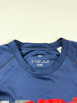 Adidas Men's Climalite Navy Blue Crew Neck Short Sleeve T-Shirt XL