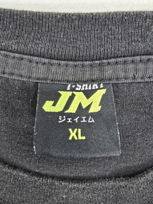 JM Men's XL Black Eagle Travel Cotton T-Shirt Short Sleeve Crewneck