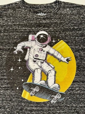 Astronaut Skateboard T-Shirt Men�S Size M Ocean Current Novelty Tee