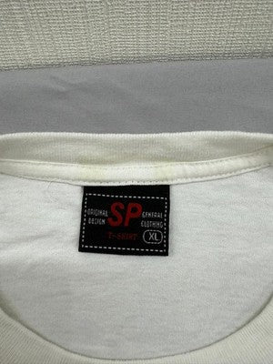 SP Super Vintage Thailand Elephant T-Shirt Men XL White Cotton