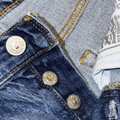 Levi's 507 Button Fly W29Xl30 With Vintage Marvel Punisher T-Shirt Iconic Skull