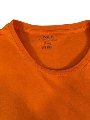 Polo Ralph Lauren Men's Orange Short Sleeve T-Shirt L