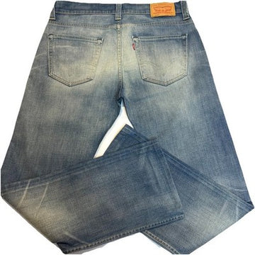 Levi'S 506 Men's Blue Cotton Regular Straight Leg Jeans Size W36 L36
