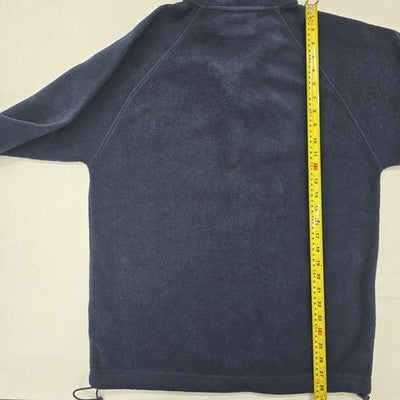 Kappa Men's Navy Blue Full Zip Fleece Jacket L Polyester