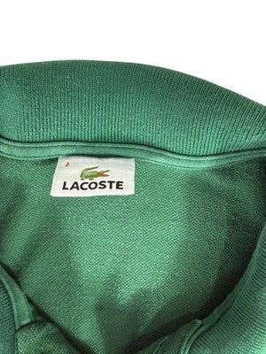 Lacoste Men's Green Polo Shirt Classic Fit Short Sleeve Cotton Size 4