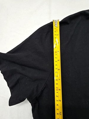Calvin Klein Jeans Black XXL Men's Cotton Logo Crewneck T-Shirt