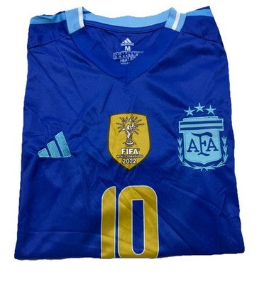 Argentina Lionel Messi #10 M Fifa/Aeroready/Adidas/2022 World Champions $130