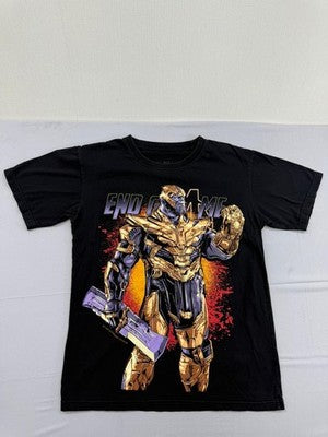 Black Timber Thanos Avengers Endgame Men's M Black T-Shirt Cotton