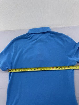 Lacoste Slim Fit Navy Polo Shirt M Short Sleeve Cotton France