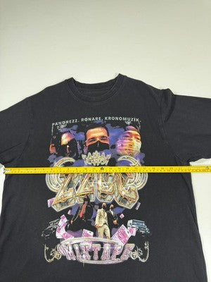 Stanley Stella Freetyler Music Graphic Black Cotton T-Shirt S Regular Fit