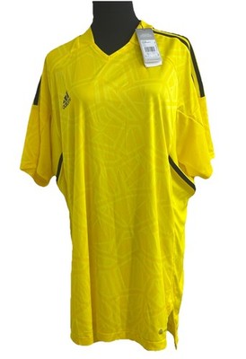 NWT Adidas Yellow Condivo 22 Match Day Soccer Futbol Jersey XL