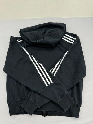 Adidas TCU Horned Frogs Black Full Zip Fleece Hoodie M