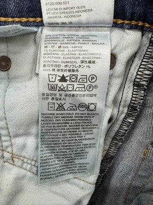 Levi's 510 Skinny Jeans Men 30x32 Dark Wash Stretch Denim